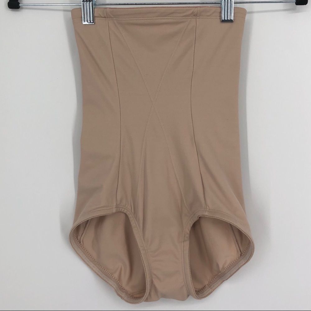 NAOMI & NICOLE High Waisted Brief‎ Tan Tummy Control